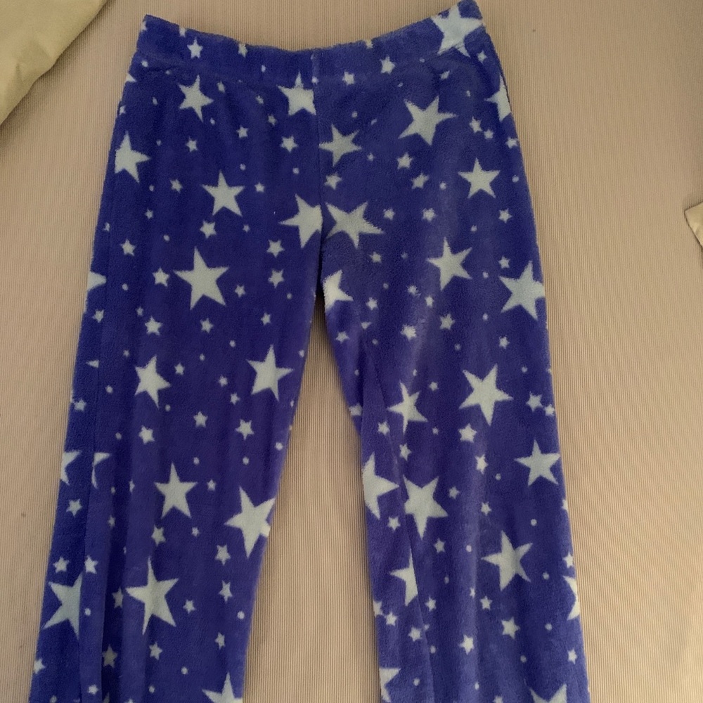 Purple with Stars Pajama Pants